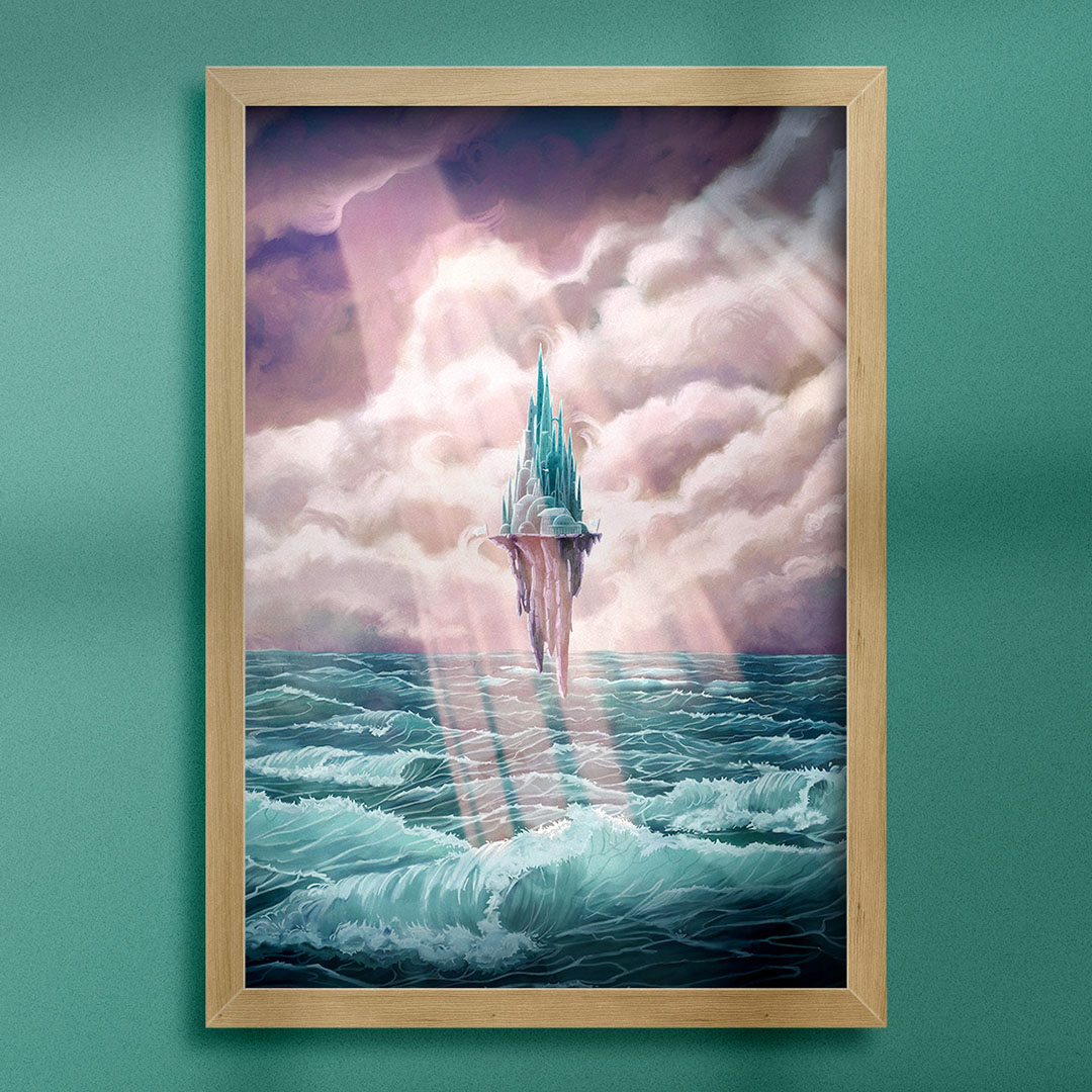 Print in lijst 'Verloren Aluria' - Afbeelding 3