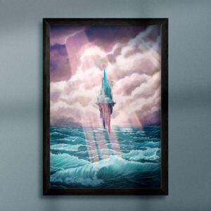 A3 Print in lijst 'Verloren Aluria'